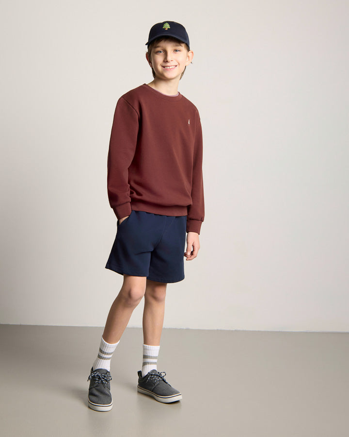 NIKIN TreeSweater Kids Kinderpullover Chestnut braun Bio