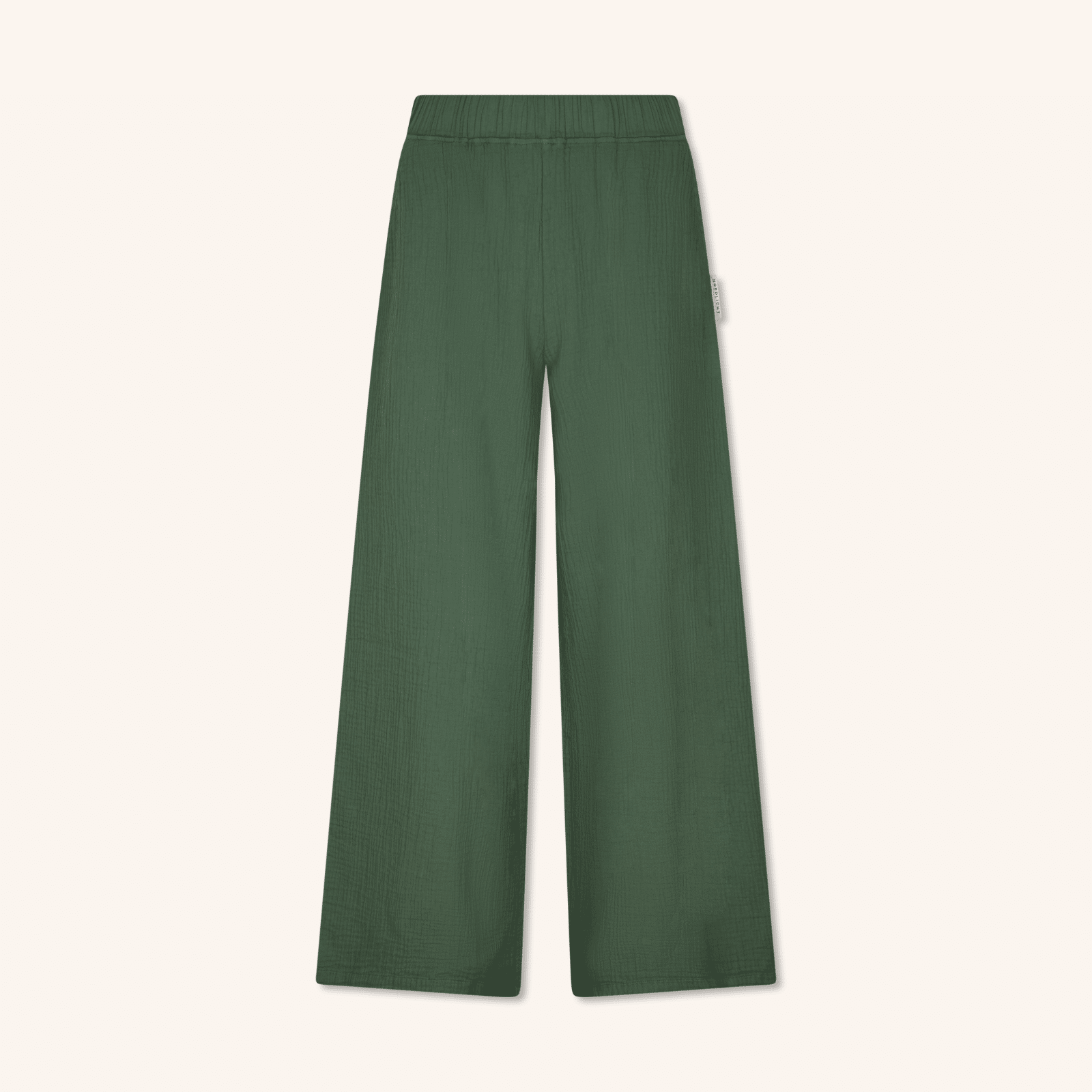 NORDLICHT Nilla Musselin Palazzo Hose High Waist Bio