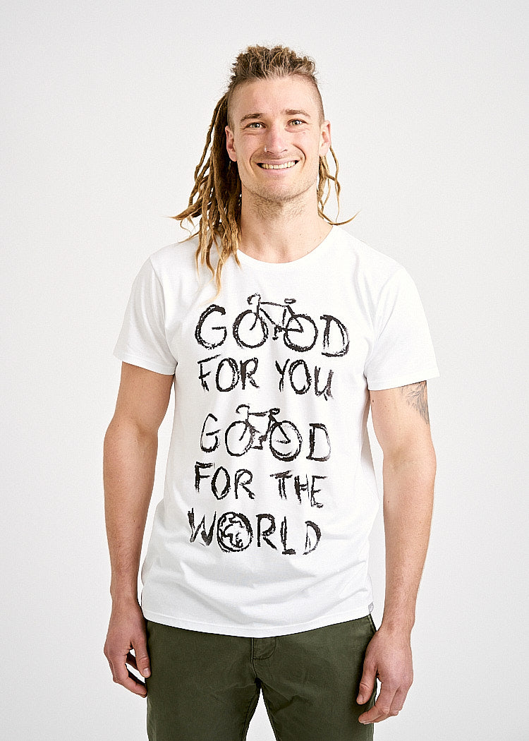 Wijld Good For The World WoodShirt T-Shirt Herren Print Bio