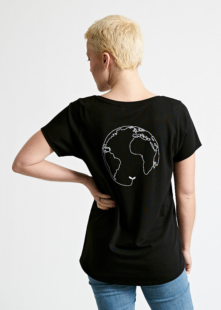 Wijld A Wijld World WoodShirt Damen T-Shirt Print