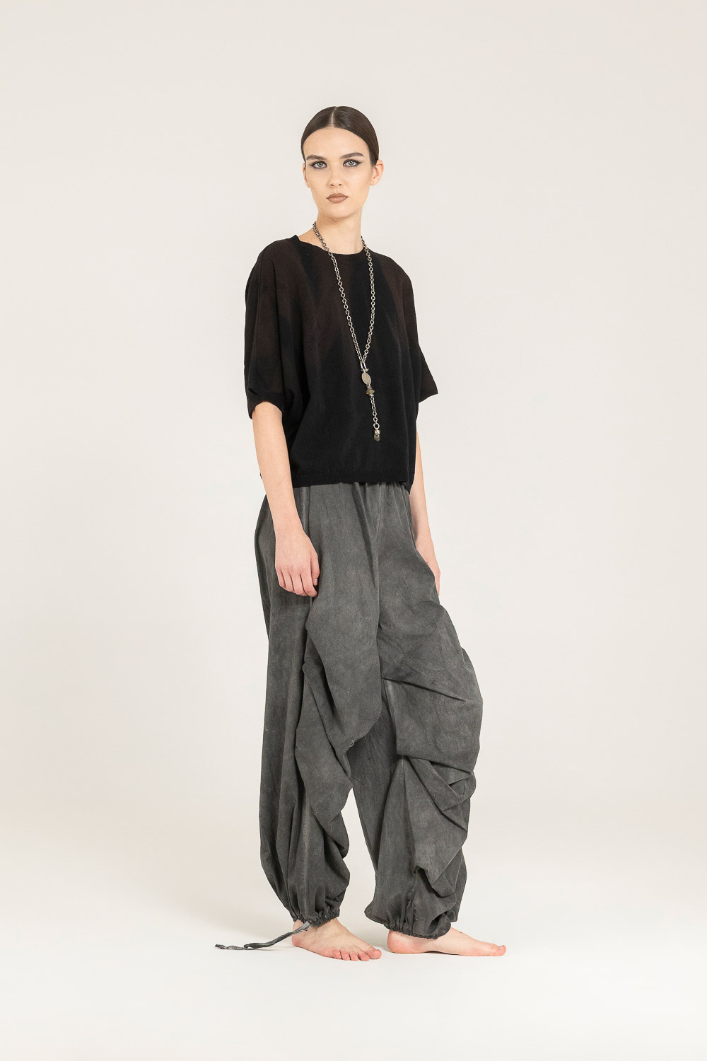 Sanctamuerte Maglieria Maglia Girocollo Pullover Baumwolle