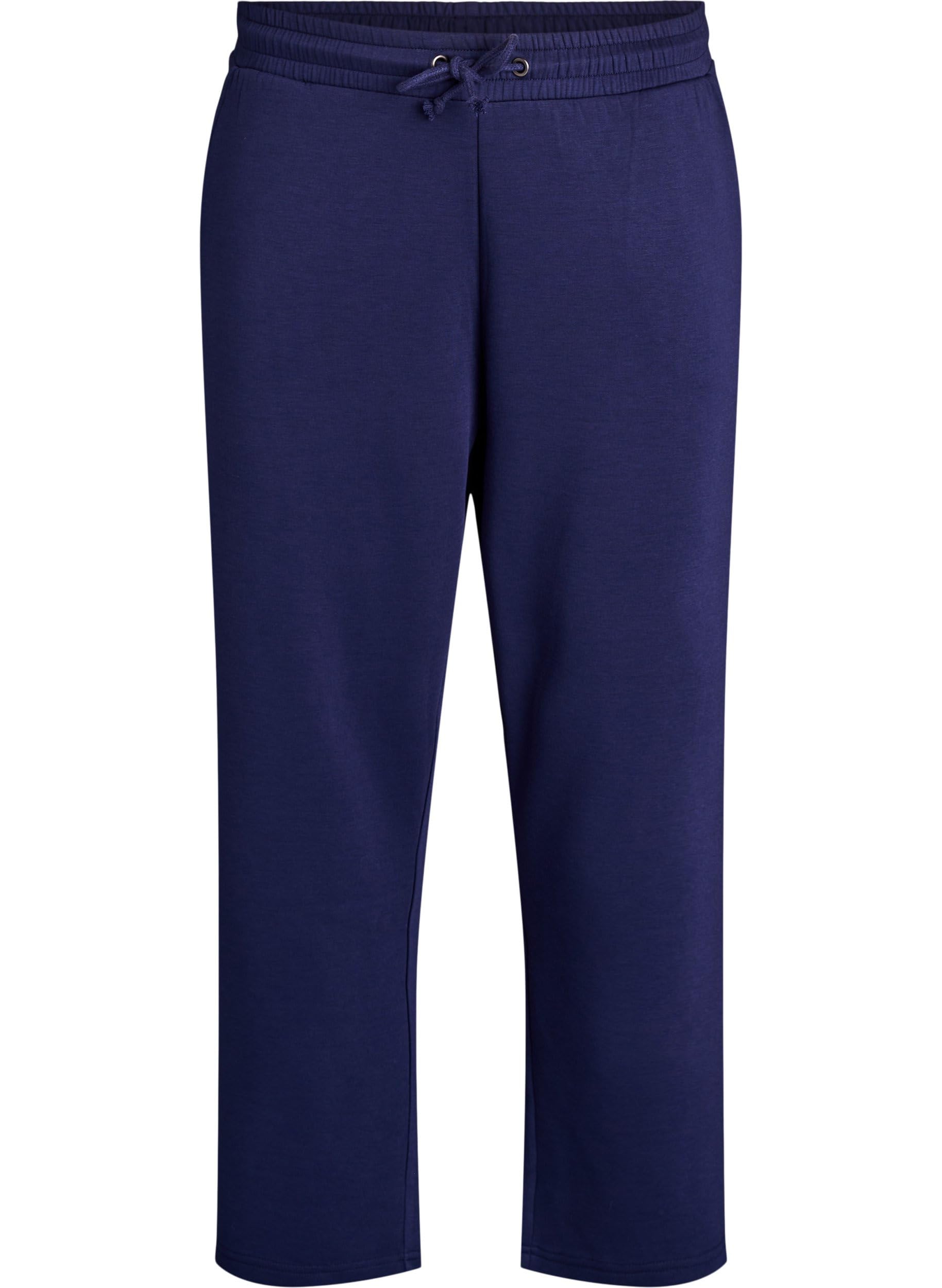 Zizzi Hose Modal Kordelzug Locker 42-44 Evening Blue