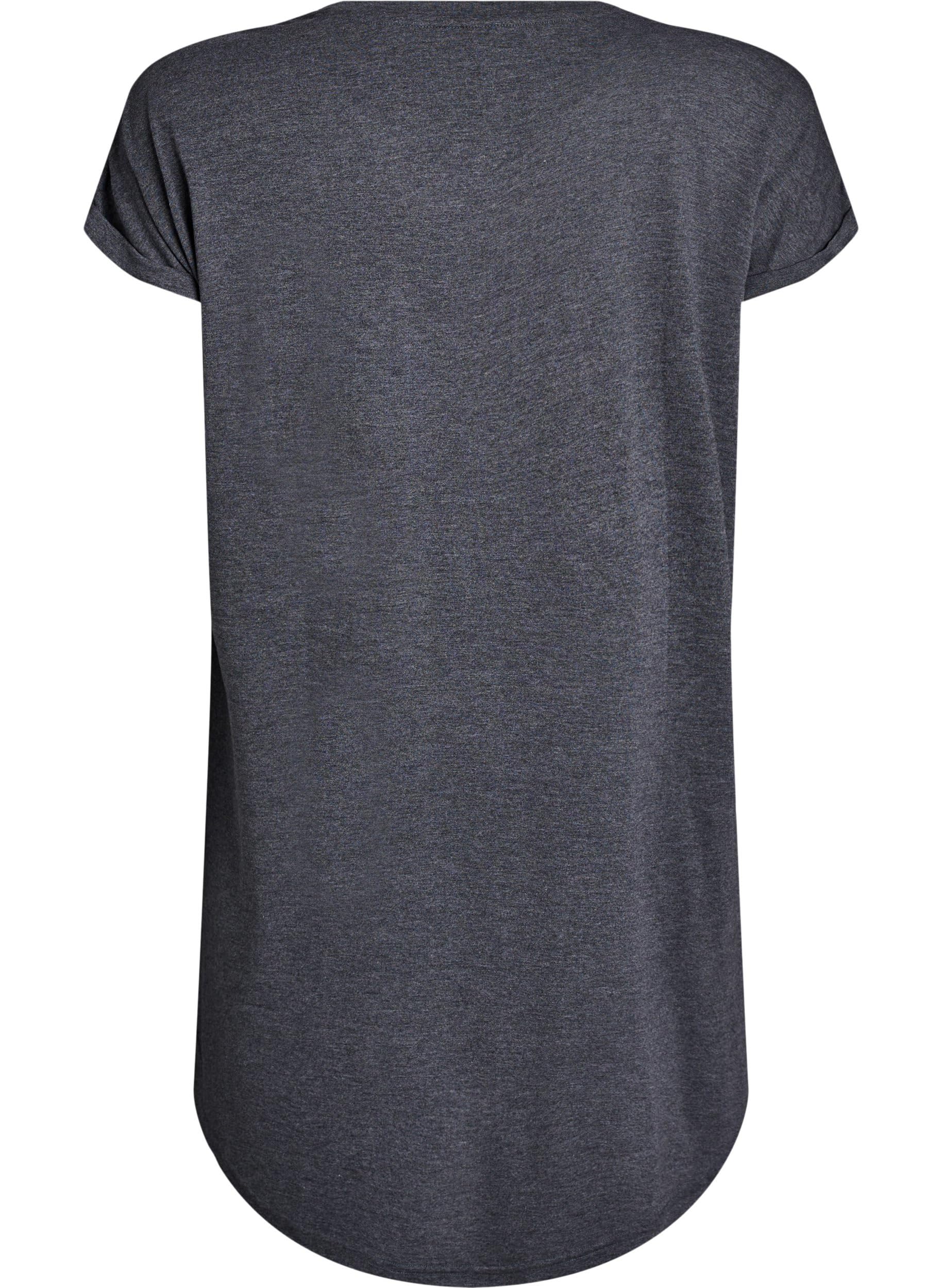 Zizzi Nightwear Nachthemd Viskose mit Druck