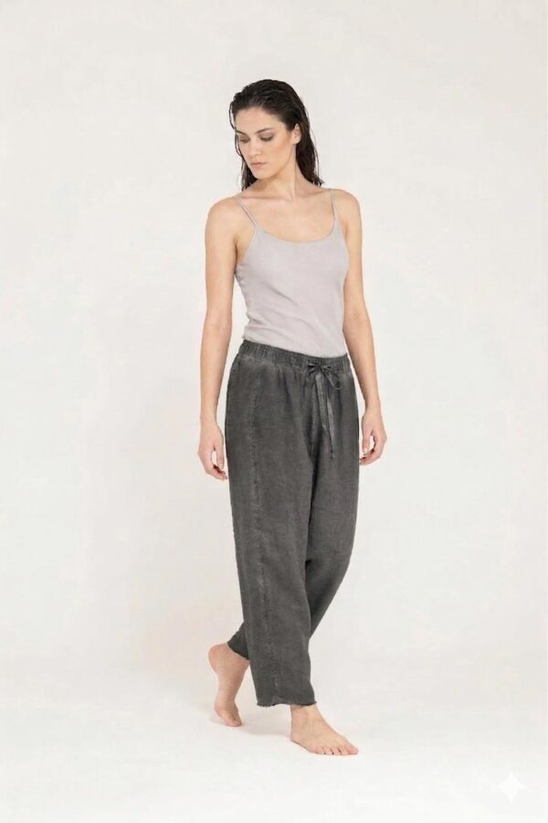 Sanctamuerte Pantaloni Hose Baumwolle Gabardine