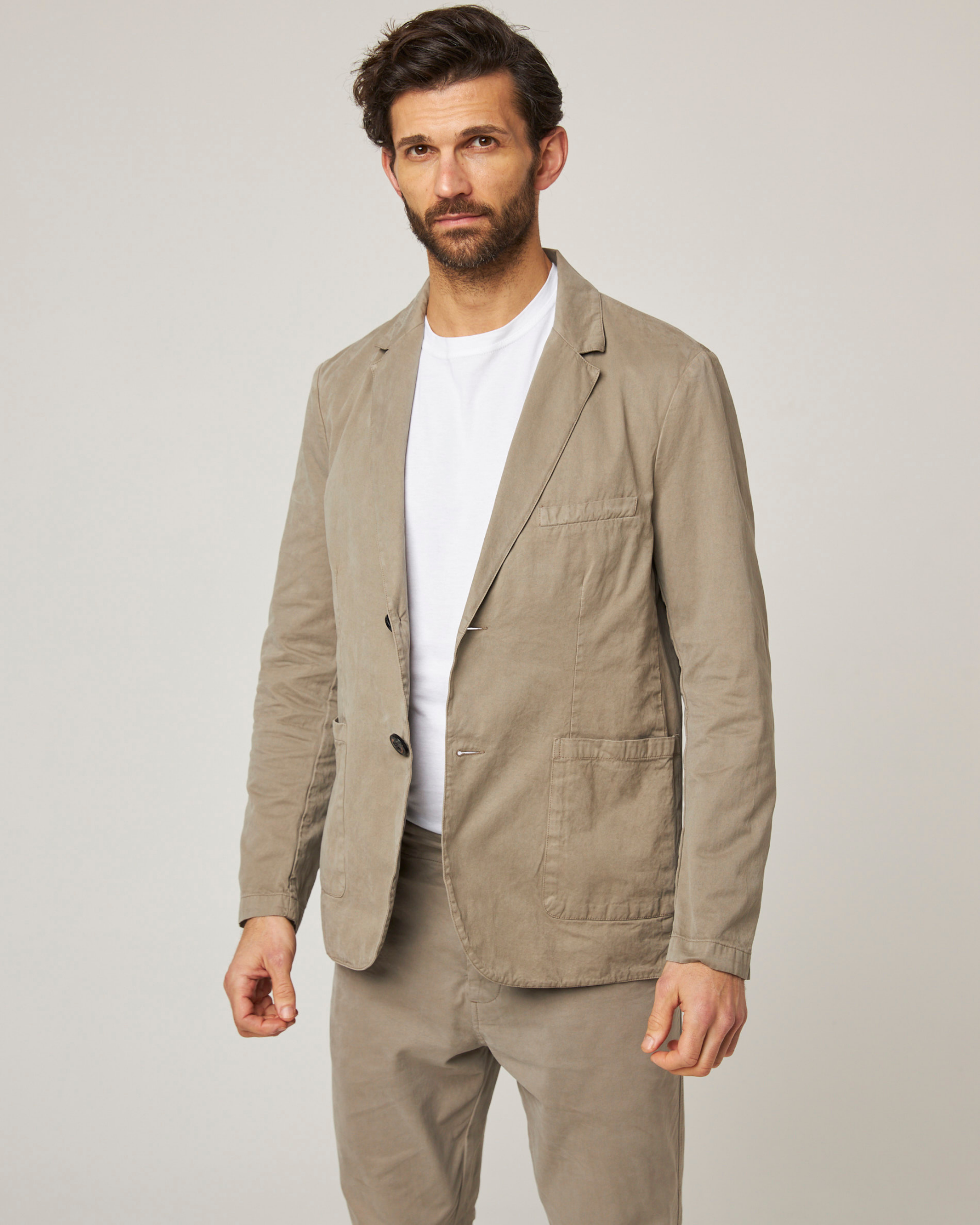 Peregrine Belmont Capsule Blazer Sakko Navy Baumwolle