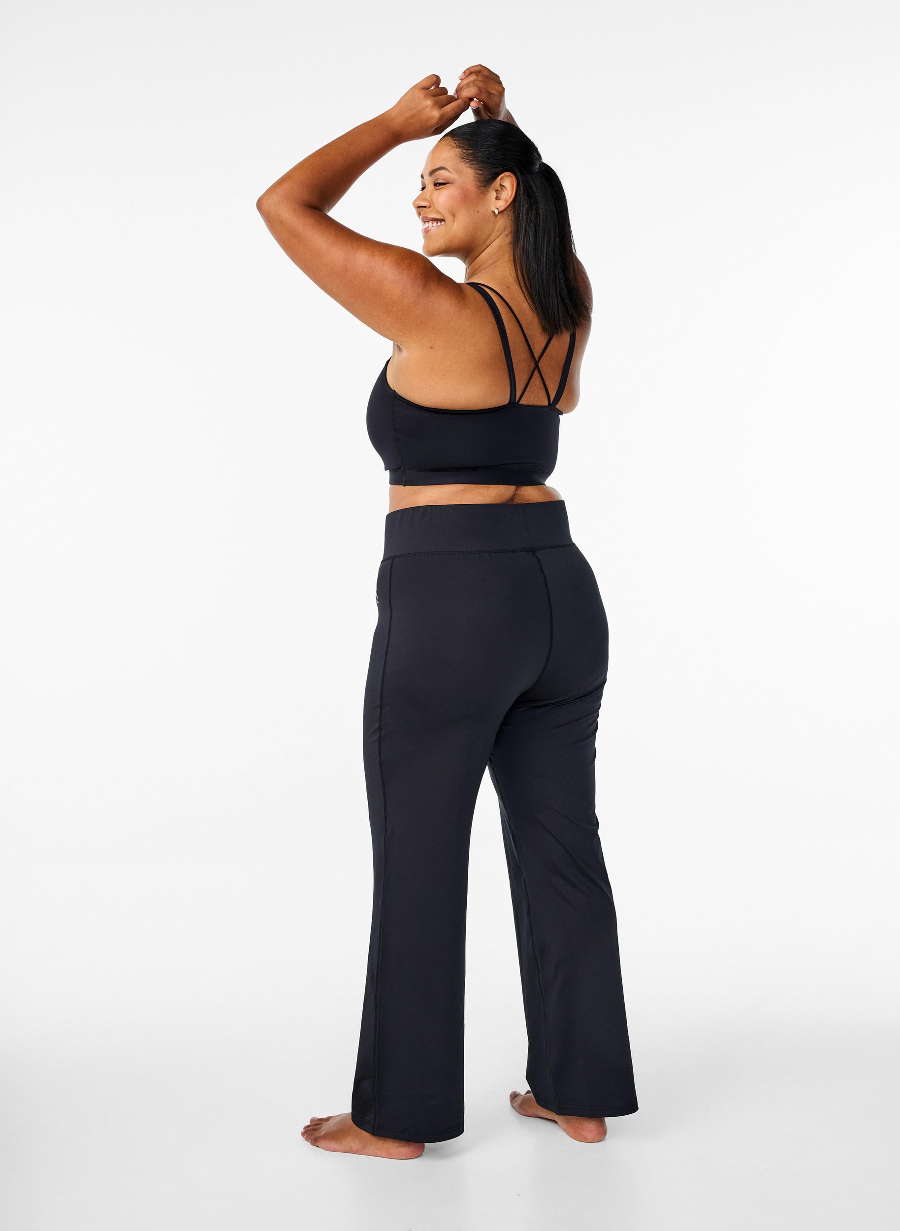 Zizzi Active Trainingshose Flared Stretch