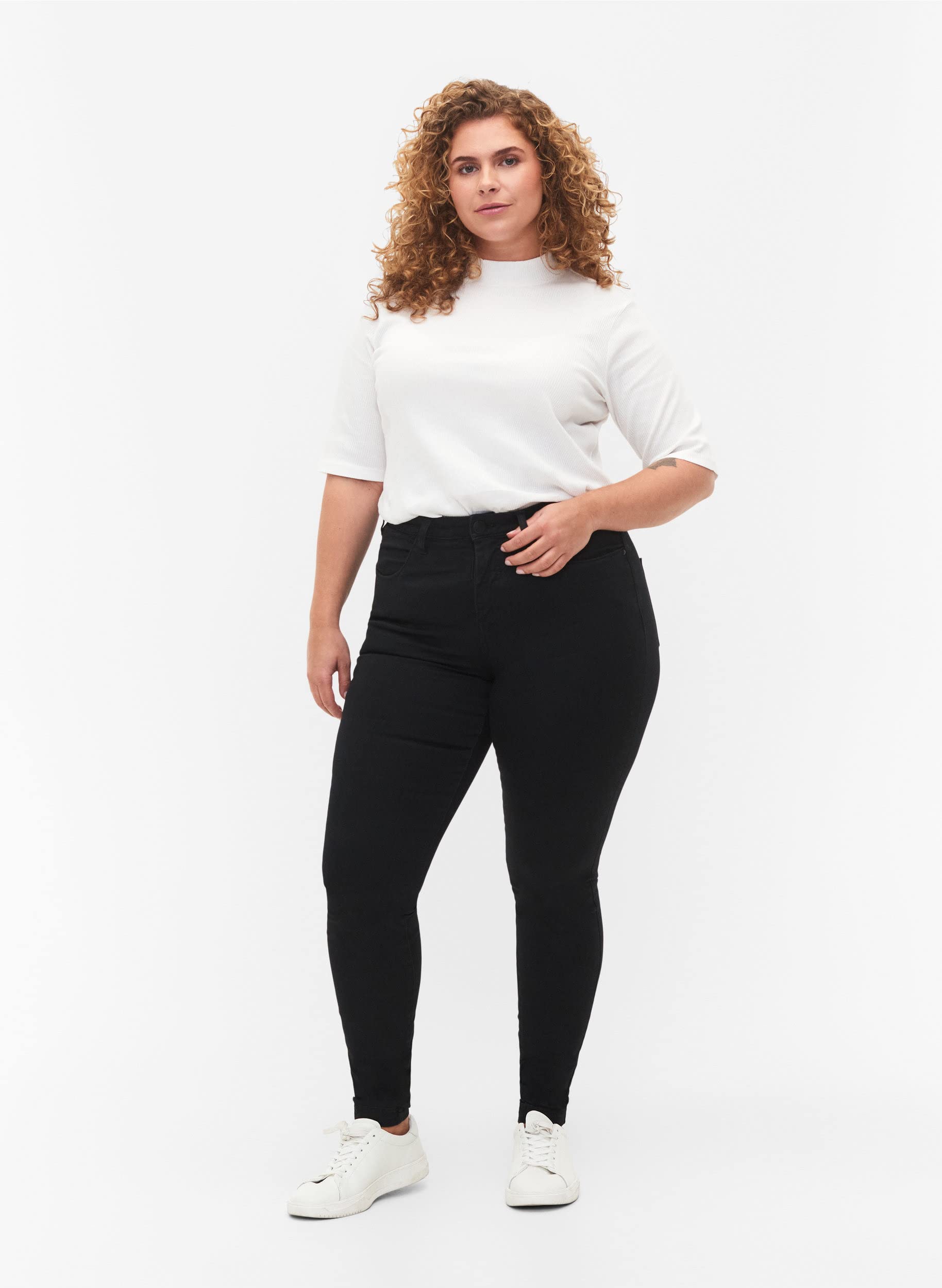 Zizzi Amy Skinny Jeans Damen große Größen 50/78cm High Waist