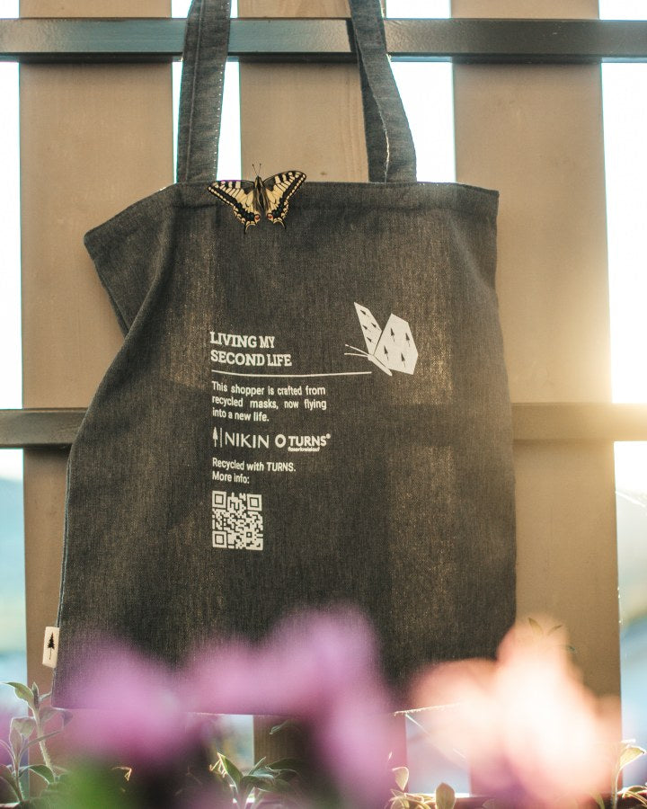 NIKIN TreeShopper Upcycling Tasche Dunkelgrau Upcycling
