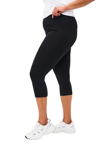 Zizzi Flash 3/4-Leggings 2-Pack Baumwolle 42-44