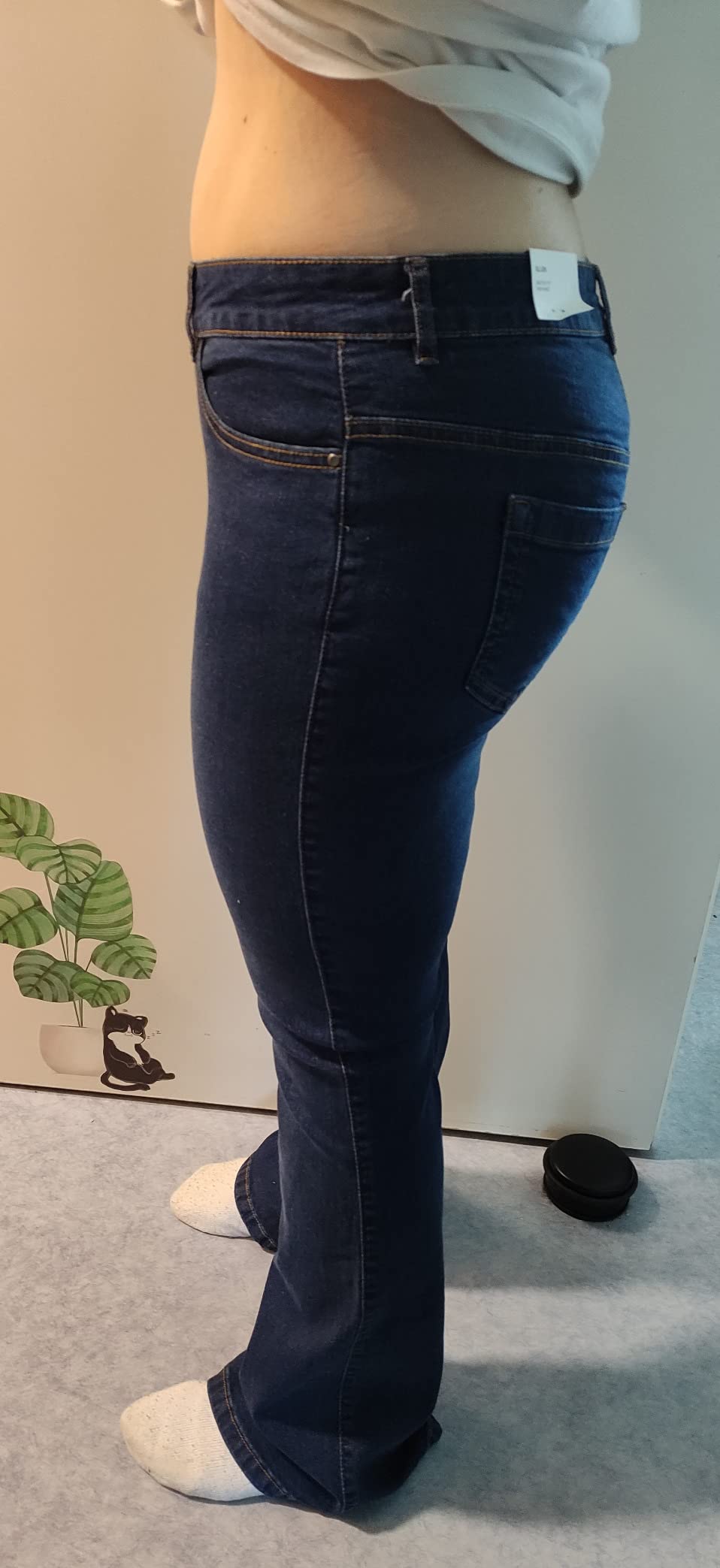 Zizzi Ellen Jeans Bootcut Damen High Waist Plus Size