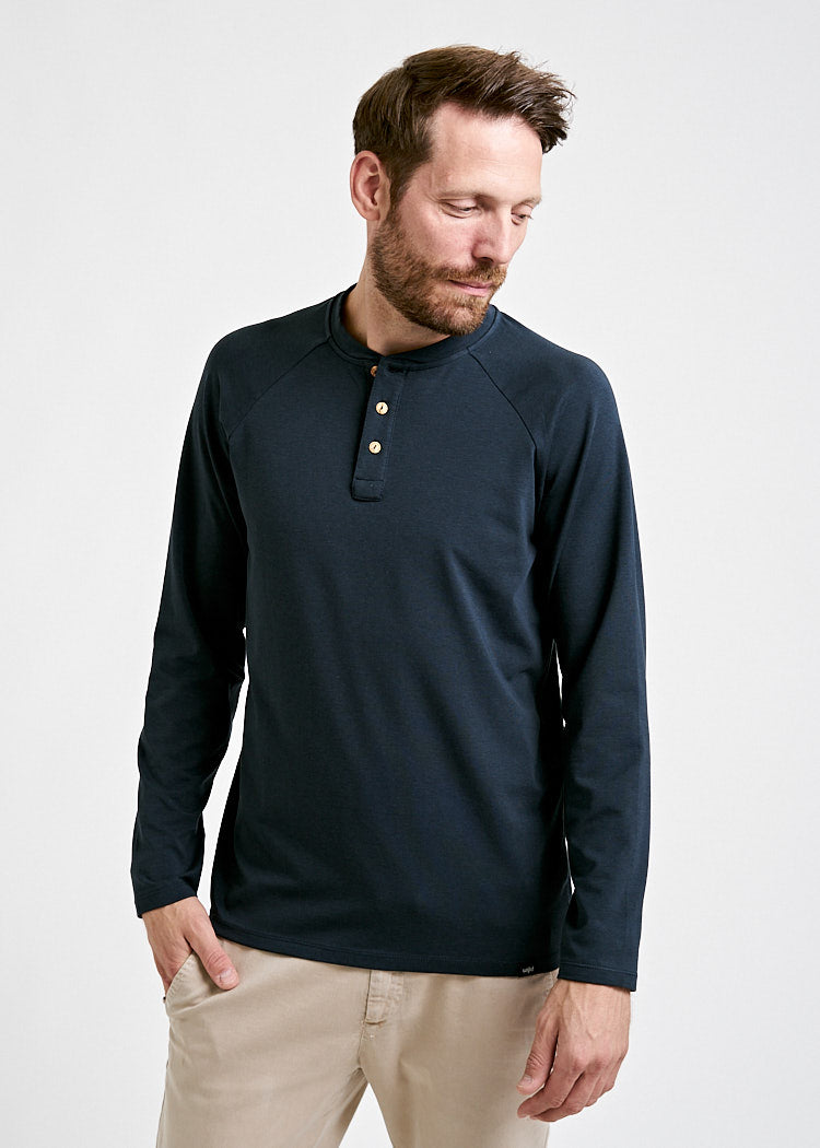 Wijld Fritz Carbon Herren Langarmshirt Lyocell