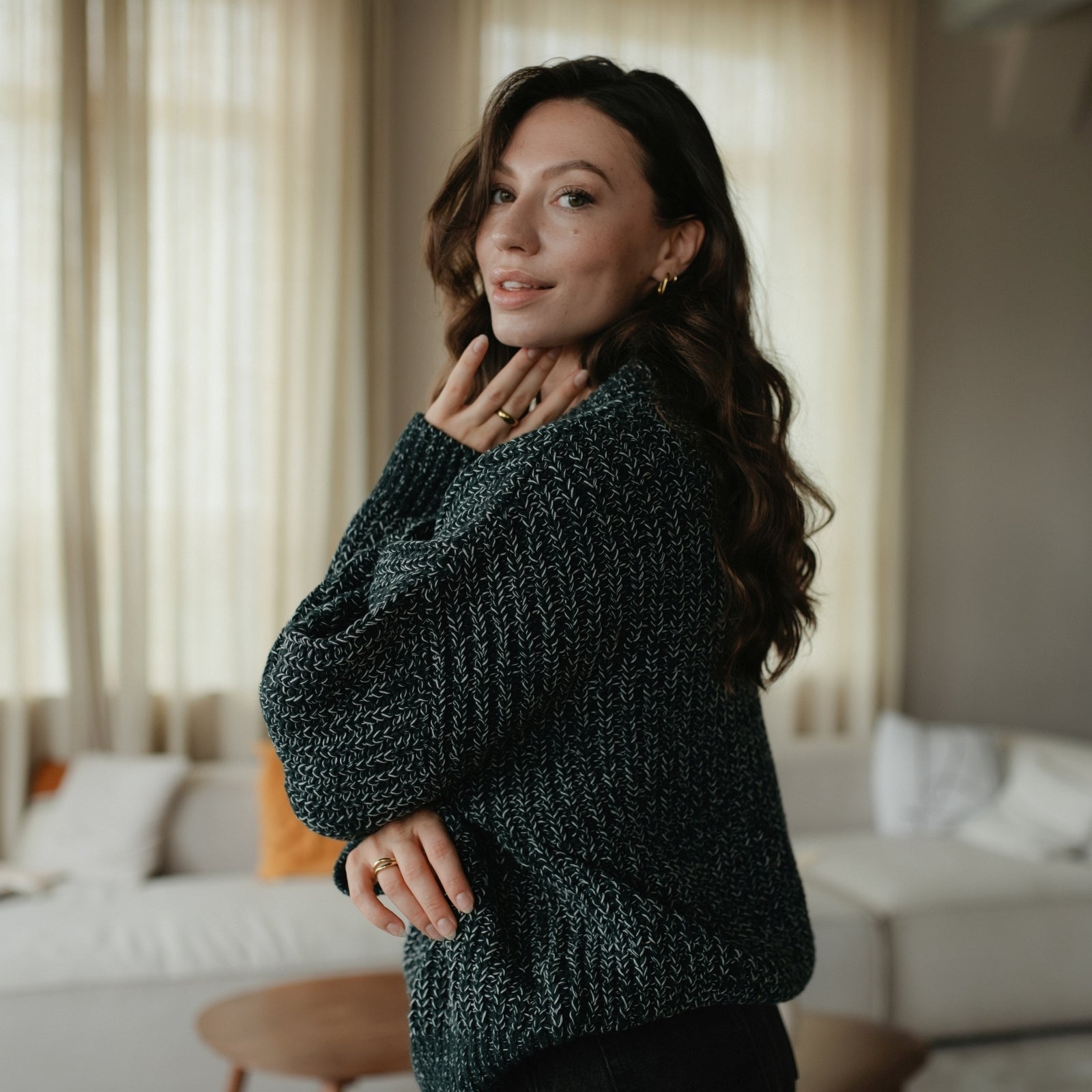 NORDLICHT Pia Oversize Wollpullover recycelte Wolle Gr. S-L