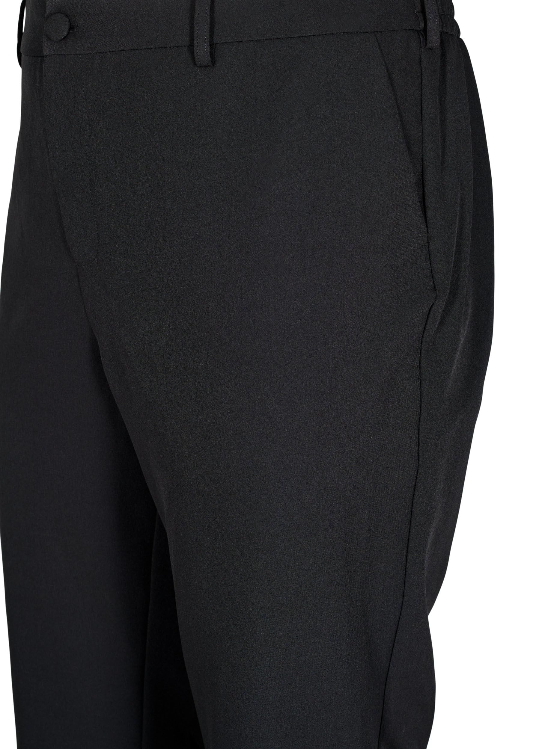 Zizzi Hose gerades Bein Taschen hohe Taille 42-60