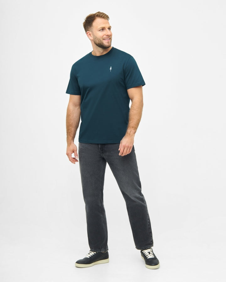 NIKIN TreeShirt Petrol T-Shirt Bio-Baumwolle