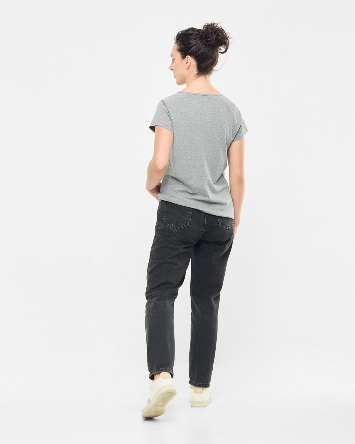 NIKIN TreeShirt Raglan Coffee Grey Mel T-Shirt Damen