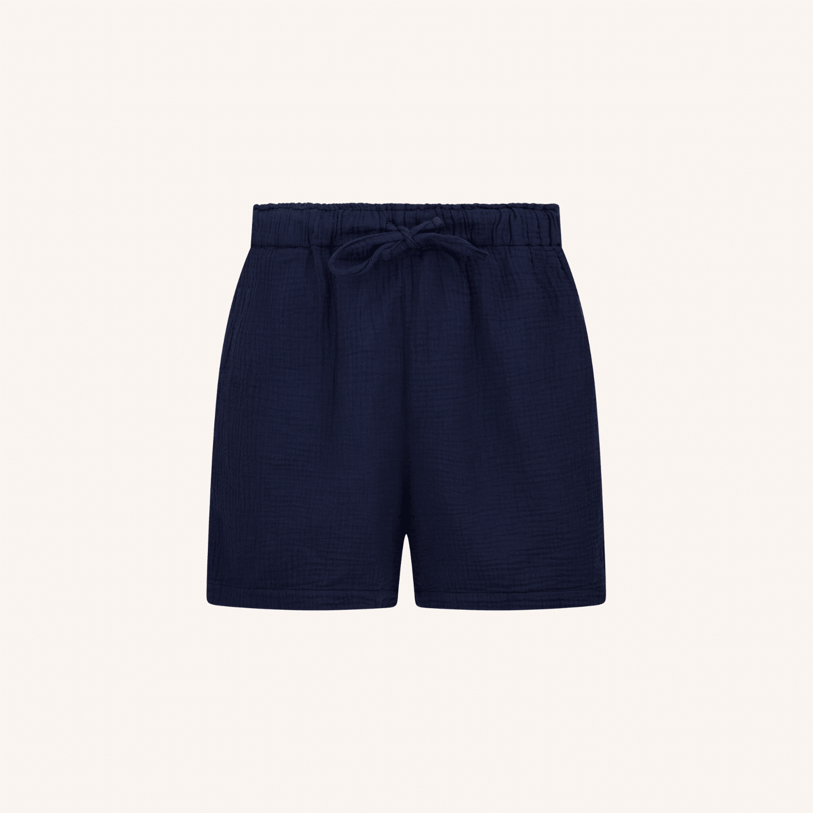Nordlicht Leja Musselin Shorts Marineblau M Bio-Baumwolle