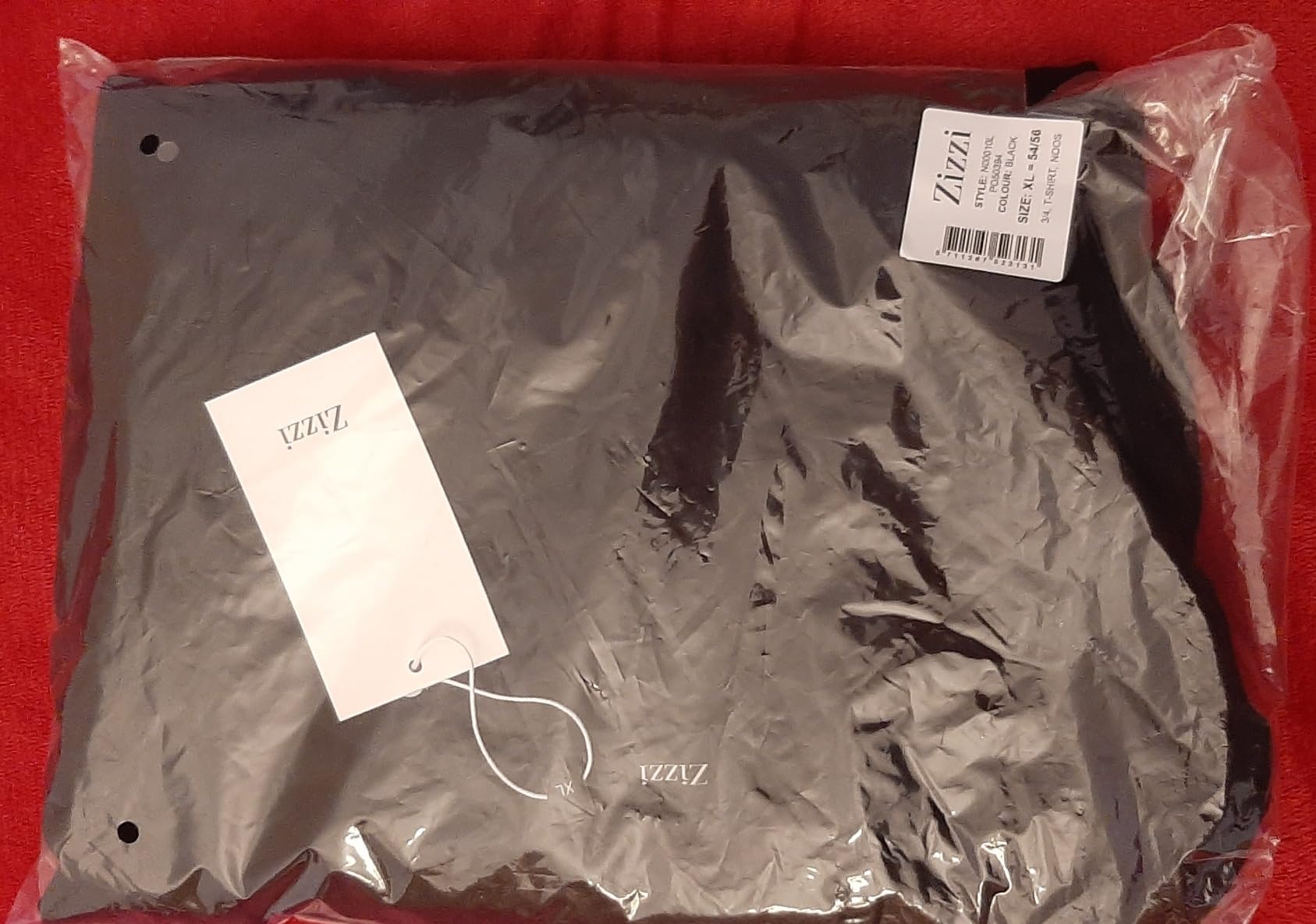 Zizzi Basic T-Shirt 3/4-Arm Große Größen Schwarz