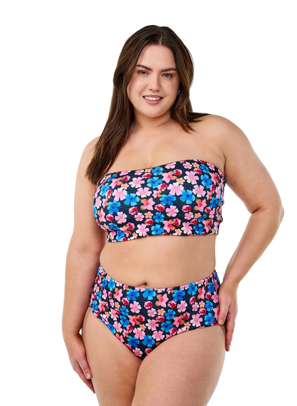 Zizzi Swim Bikinihose Hohe Taille Große Größen Slip
