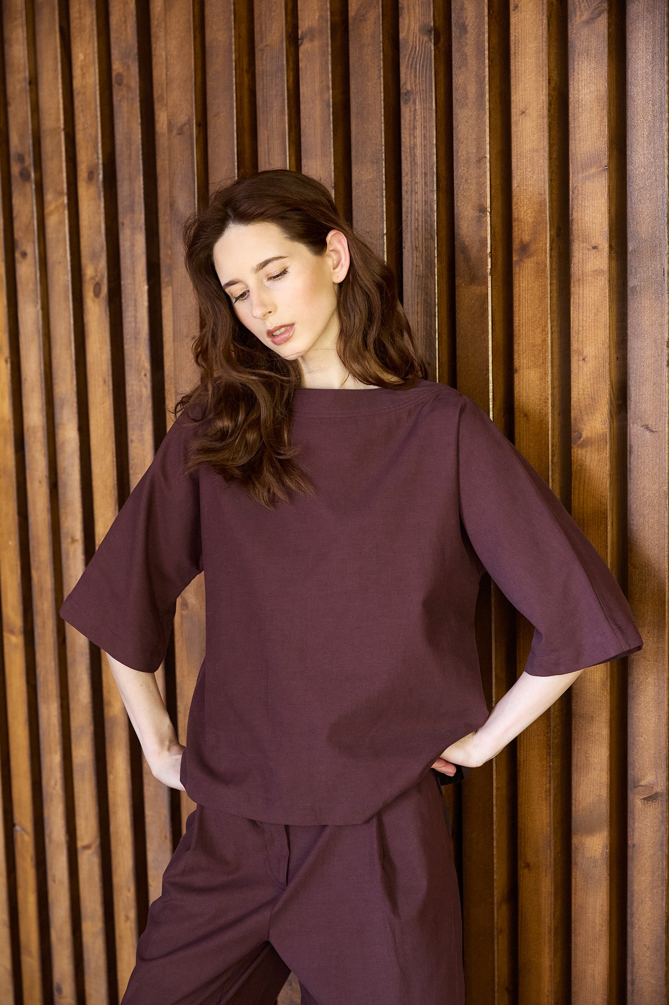 Christiane Strobel CORA Shirt-Bluse Lyocell Weit Gr. S