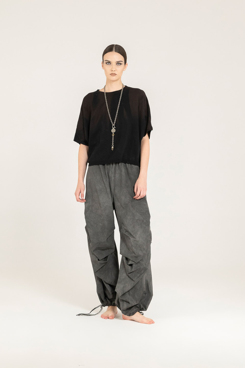 Sanctamuerte Maglieria Maglia Girocollo Pullover Baumwolle