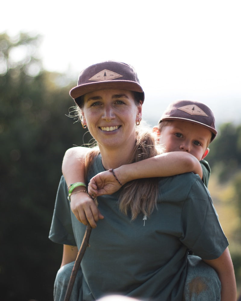 NIKIN TreeCap 5 Panel Cord Kids Cap Chestnut 1-4Y Kord