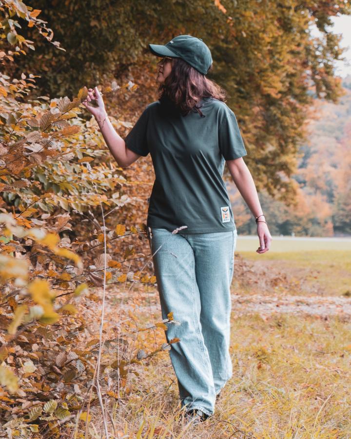 NIKIN TreeShirt TreePlanter Patch T-Shirt Juniper Bio-Baumwolle