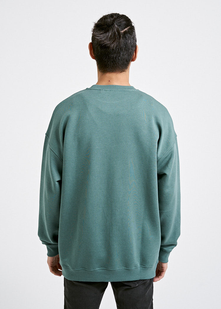 Wijld Sweater Herren Silver Pine Sweatshirt Bio-Baumwolle