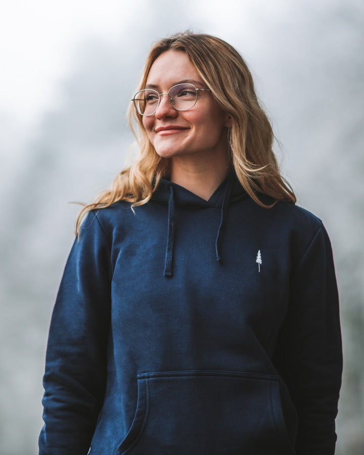 NIKIN TreeHoodie Women Dark Navy Hoodie Bio