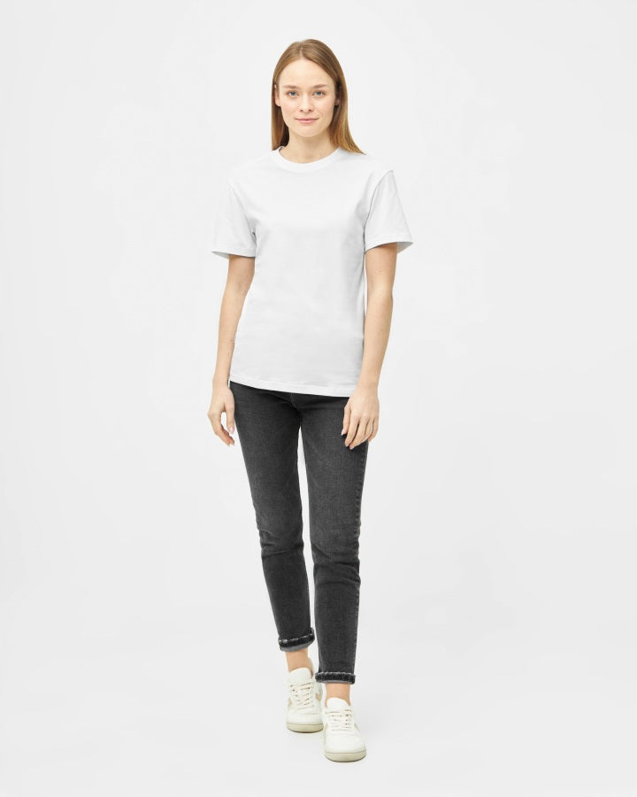 NIKIN TreeShirt Plain T-Shirt Weiß Bio-Baumwolle