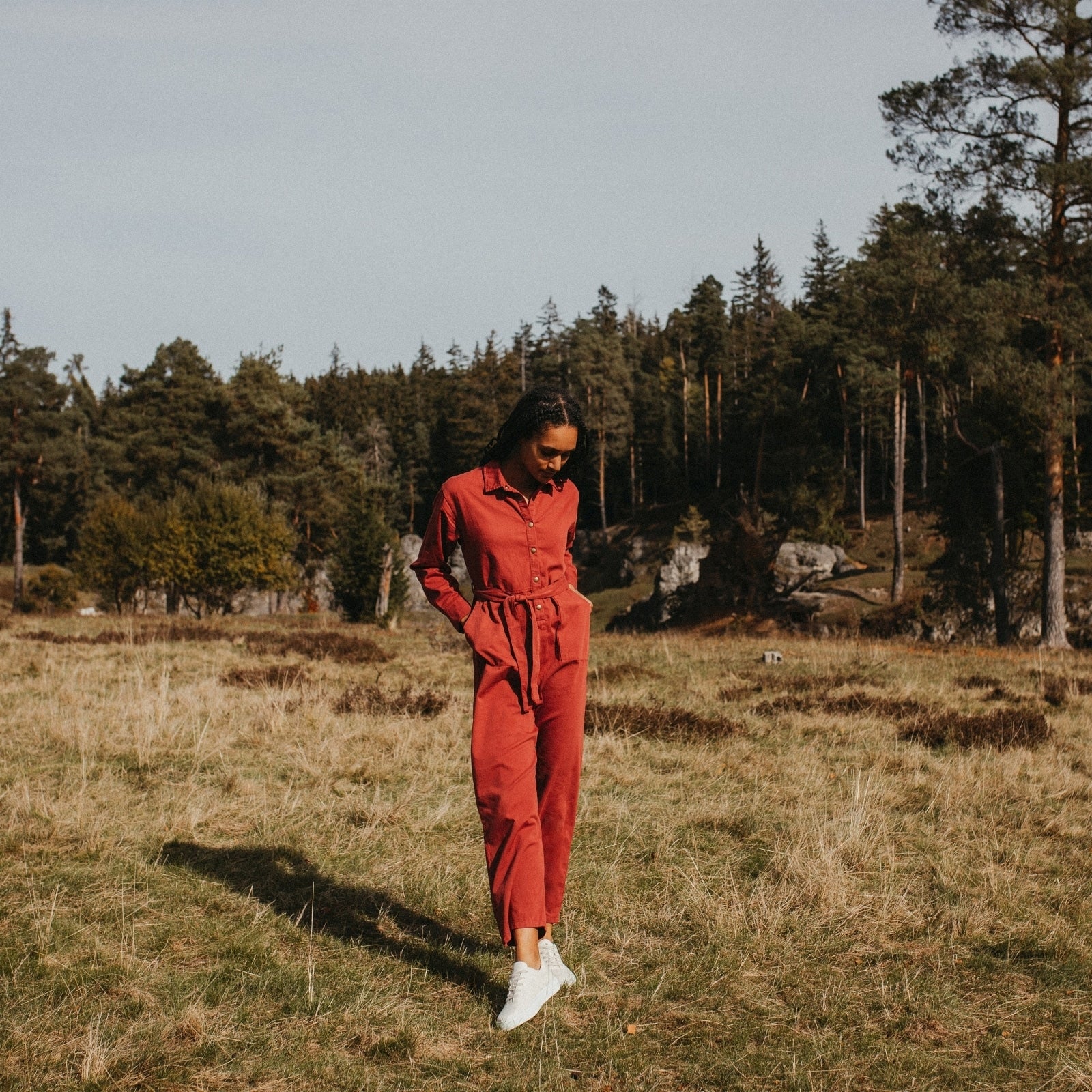 NORDLICHT Linnea Jumpsuit Bio-Baumwolle mit Taschen