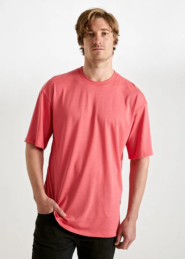 Wijld James WoodShirt Herren Cayenne Red Lyocell