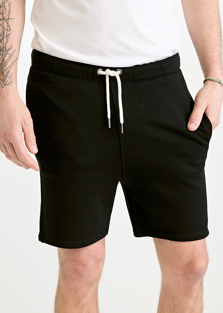 Wijld Joseph Herren Sweat Shorts Black Lyocell 410 g