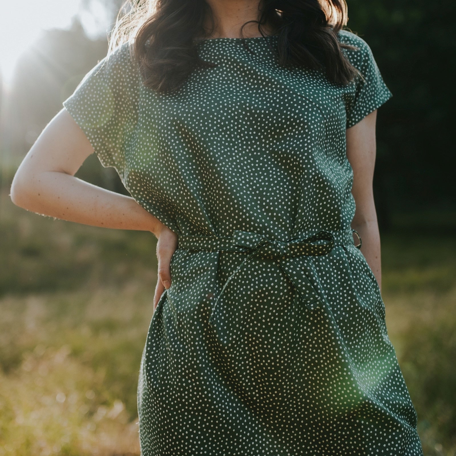 NORDLICHT Elin Kleid mit Punkten Ecovero Sommerkleid