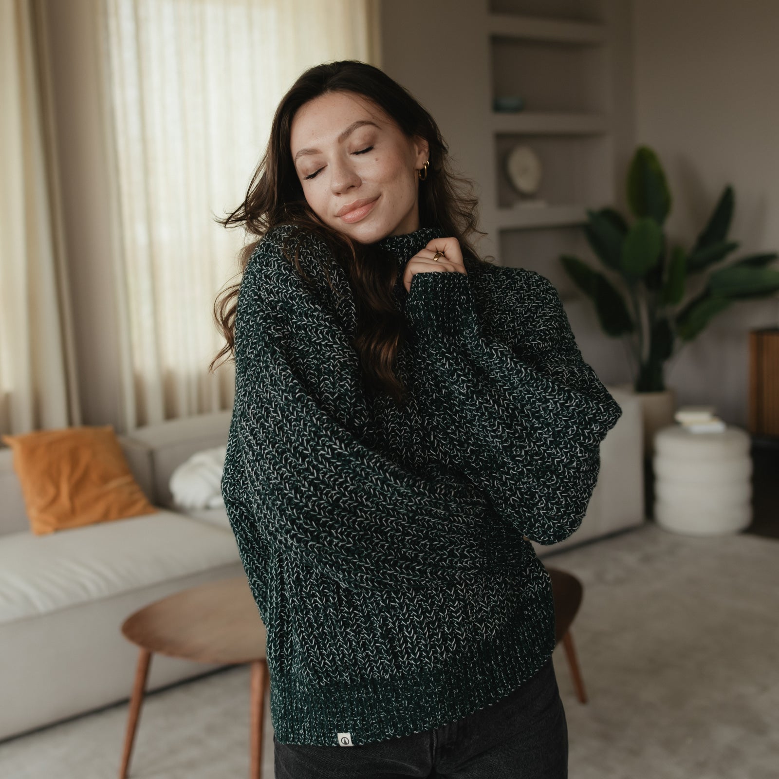 NORDLICHT Pia Oversize Wollpullover recycelte Wolle Gr. S-L