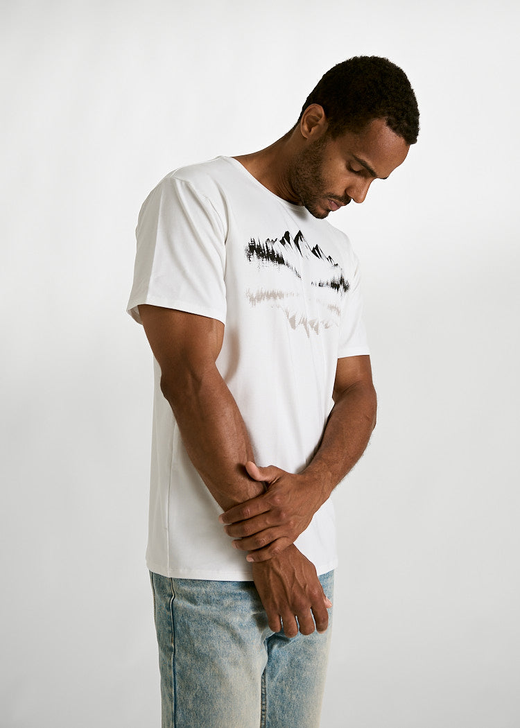 Wijld WoodShirt Timo Herren T-Shirt Quite Reflection Elasthan
