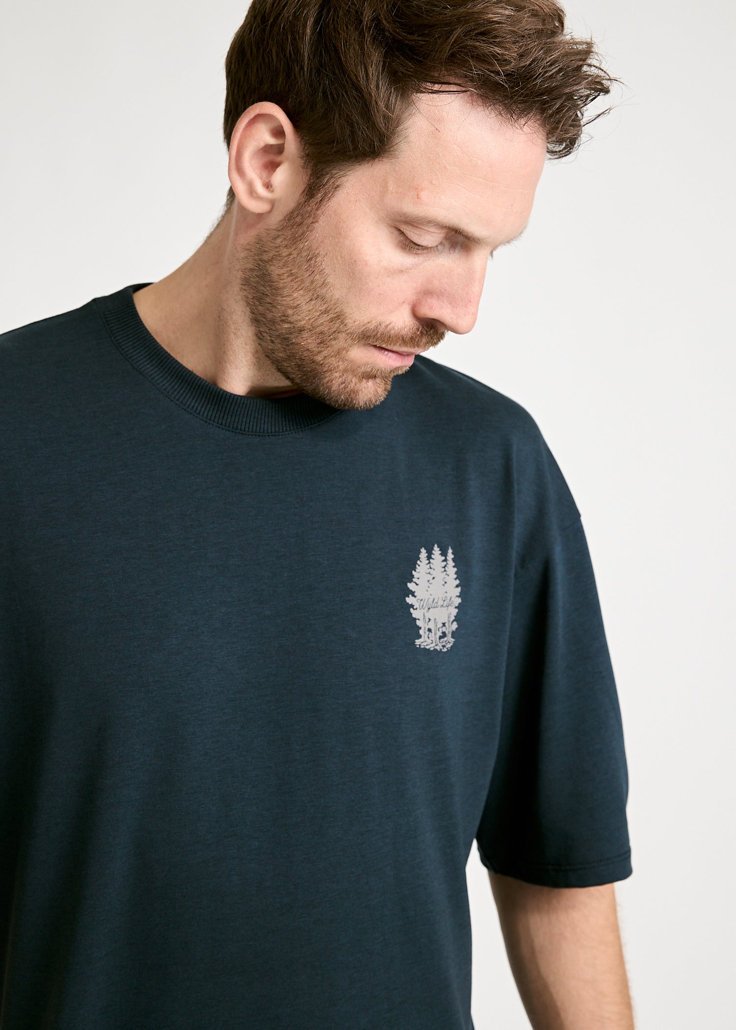 Wijld WoodShirt James Linocut Herren T-Shirt Print