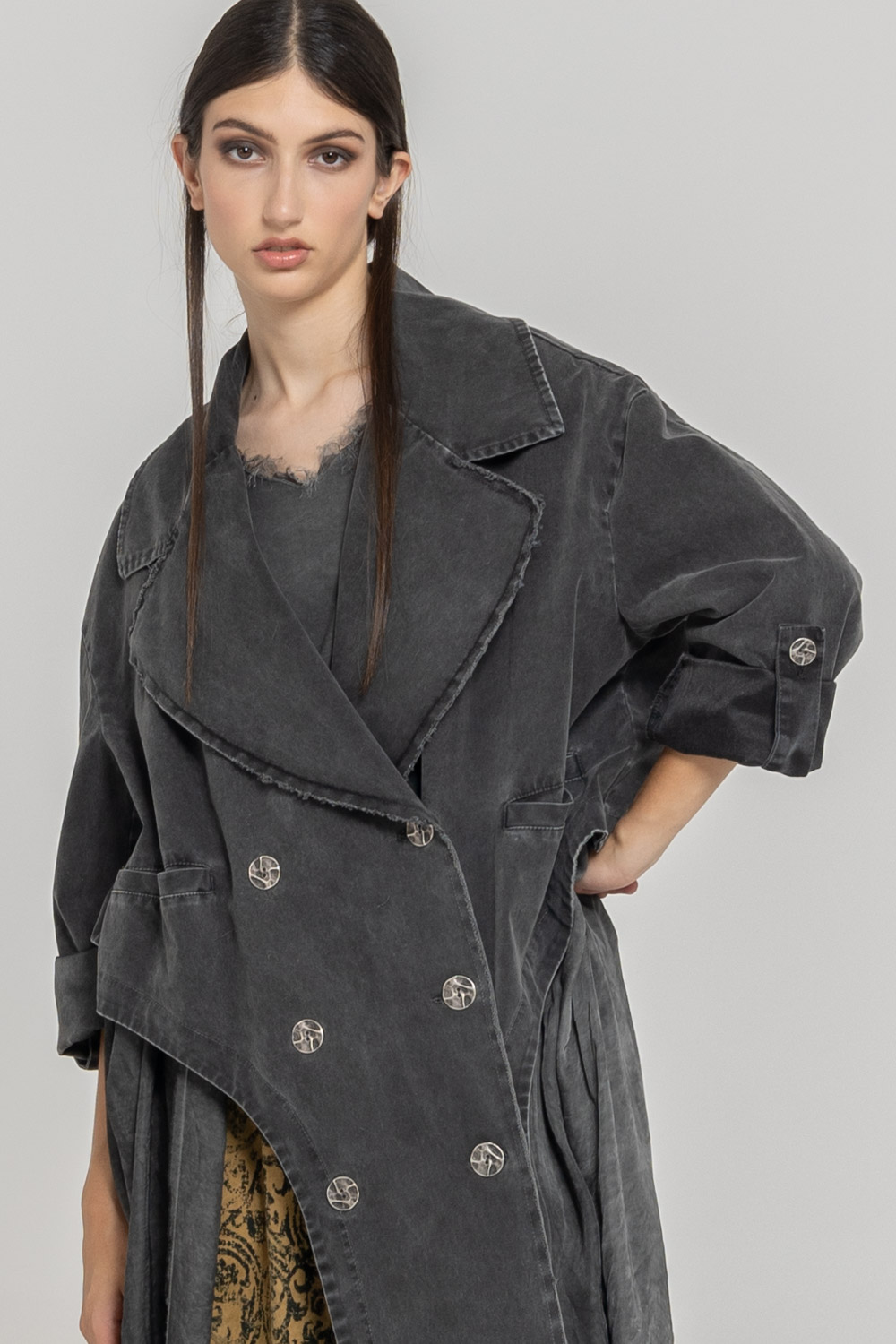Sanctamuerte Capispalla Giacca Over Jacke Oversize