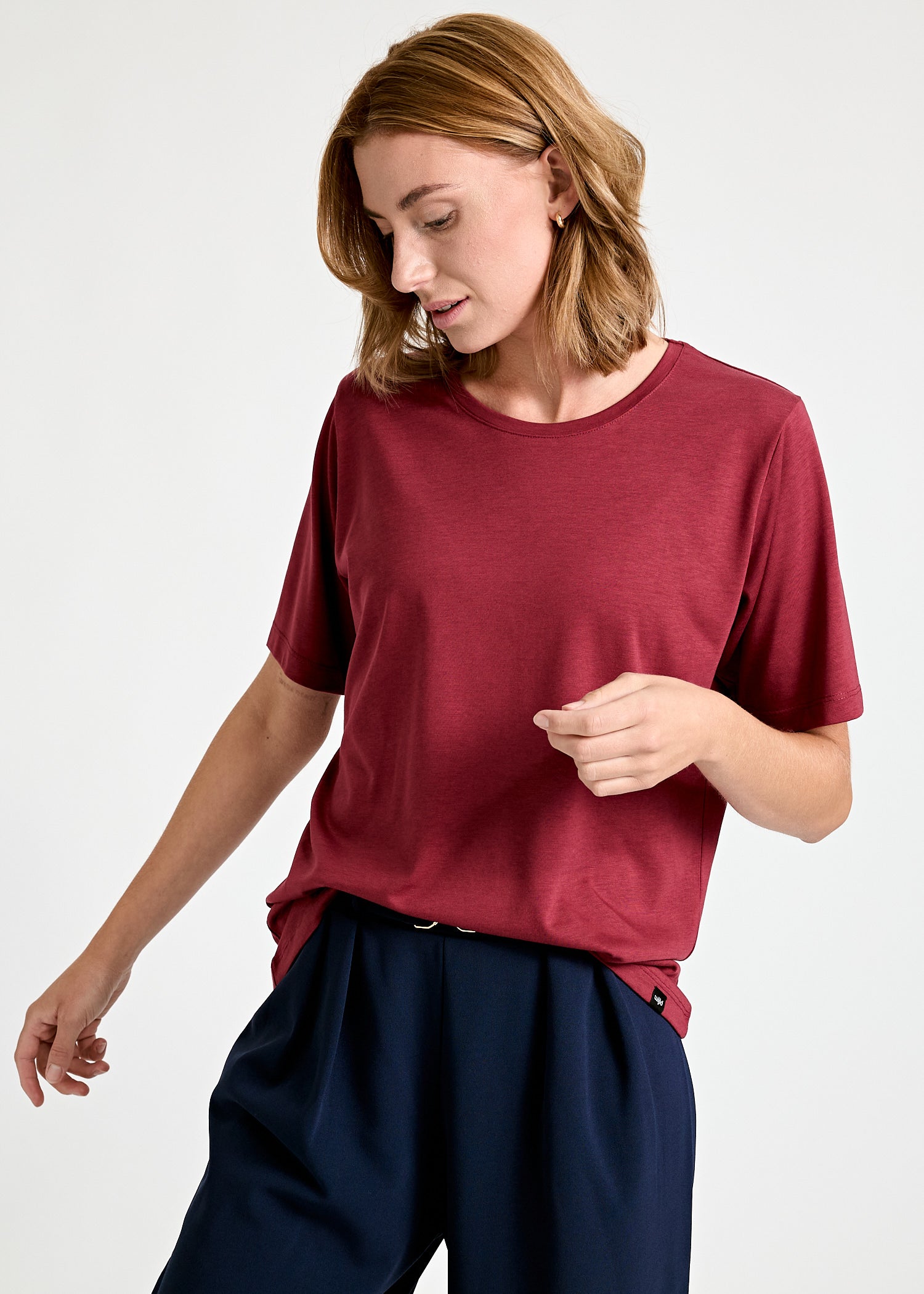 Wijld Tilda WoodShirt Damen Tibetan Red Lyocell