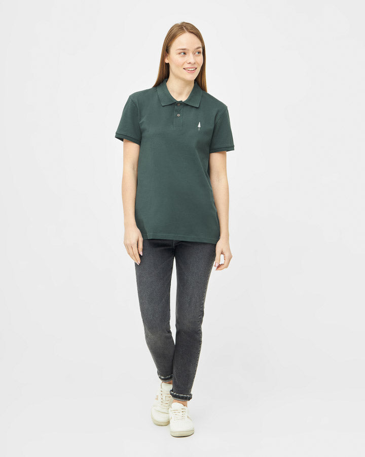 NIKIN TreePolo Polo-Shirt Juniper Bio-Baumwolle