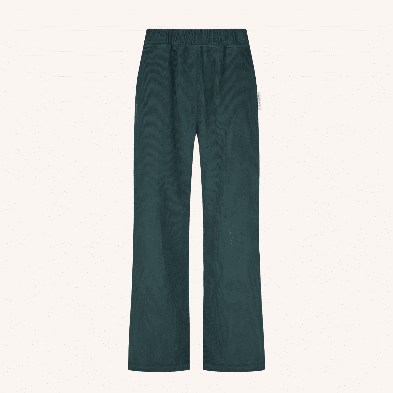 NORDLICHT Lina Cordhose Grün Bio-Baumwolle gerade