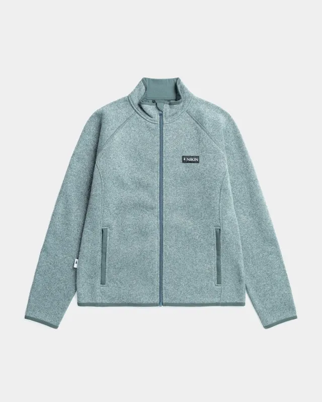 NIKIN TreeJacket Knitted Fleece Damenjacke Elemental Blue