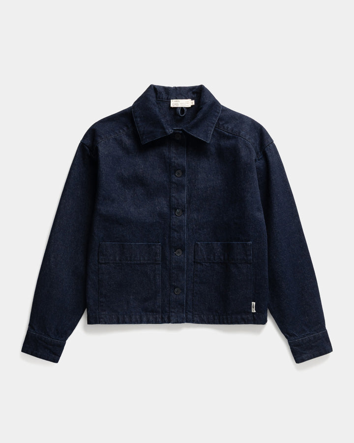 NIKIN TreeJacket Denim ReCotton Damen Jeansjacke Dark Indigo