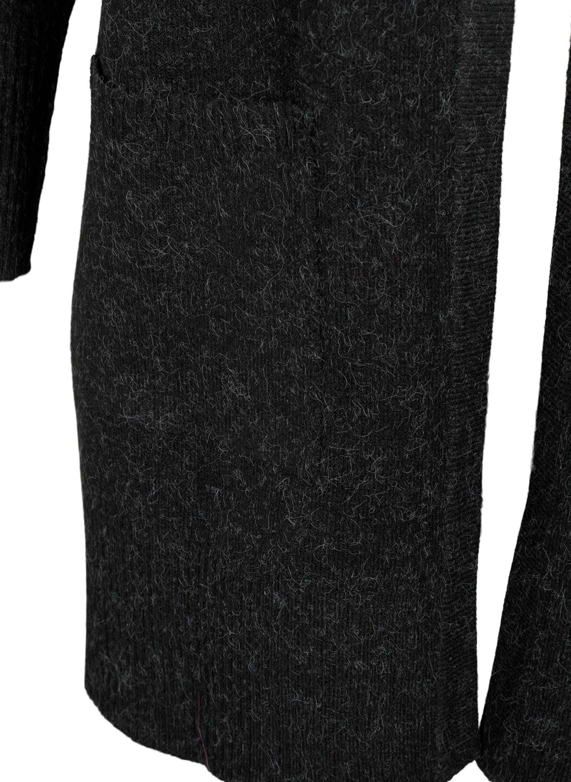 Zizzi Cardigan Lang Meliert mit Taschen Damen