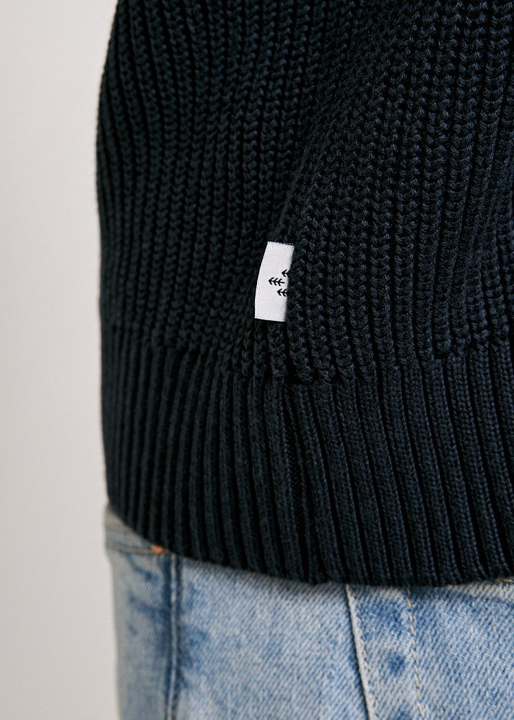 Wijld Troyer Carbon Herren Strickpullover Holzfaser