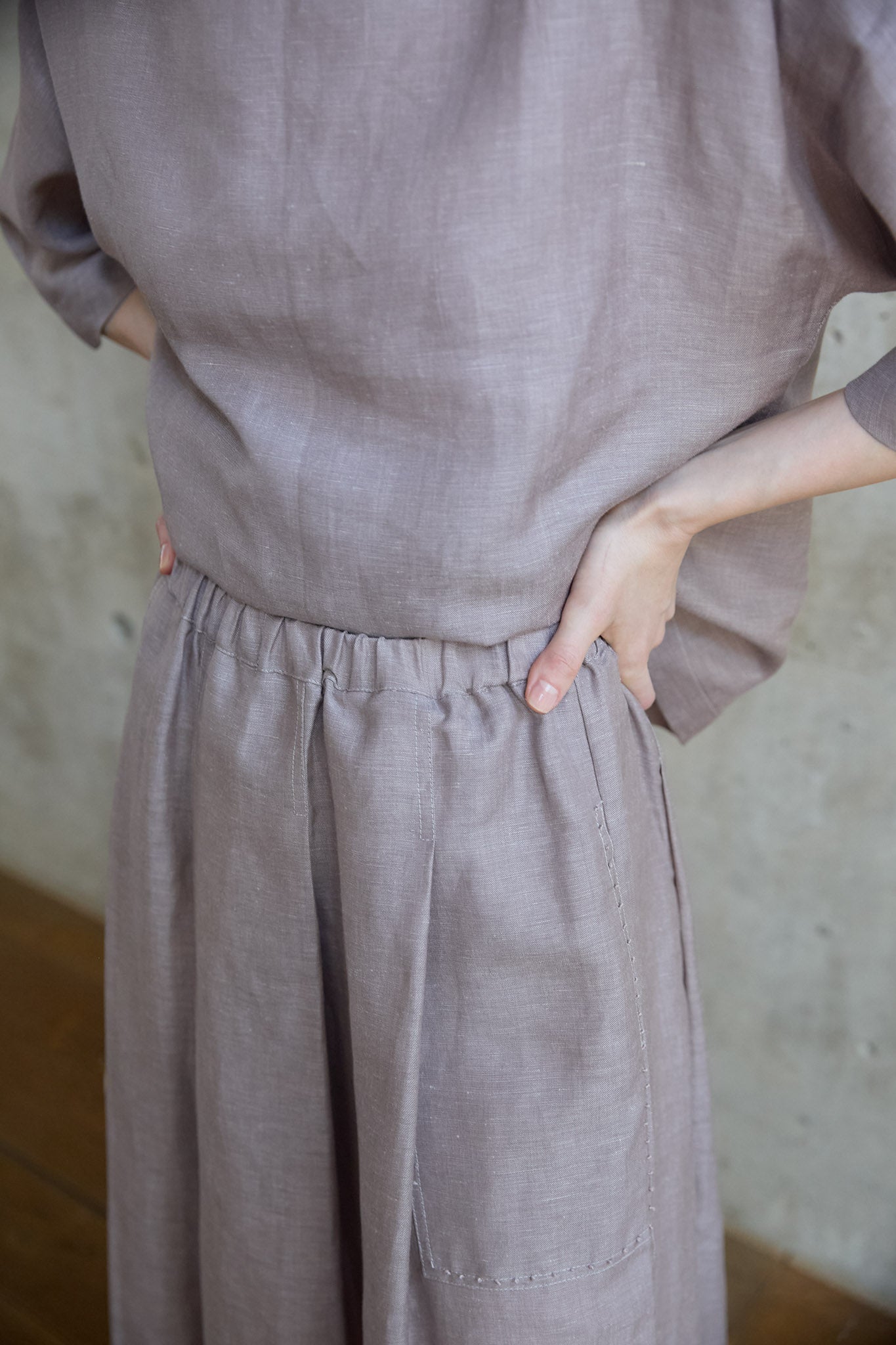 Christiane Strobel Röcke ELA A-Linien-Rock Tencel Midi