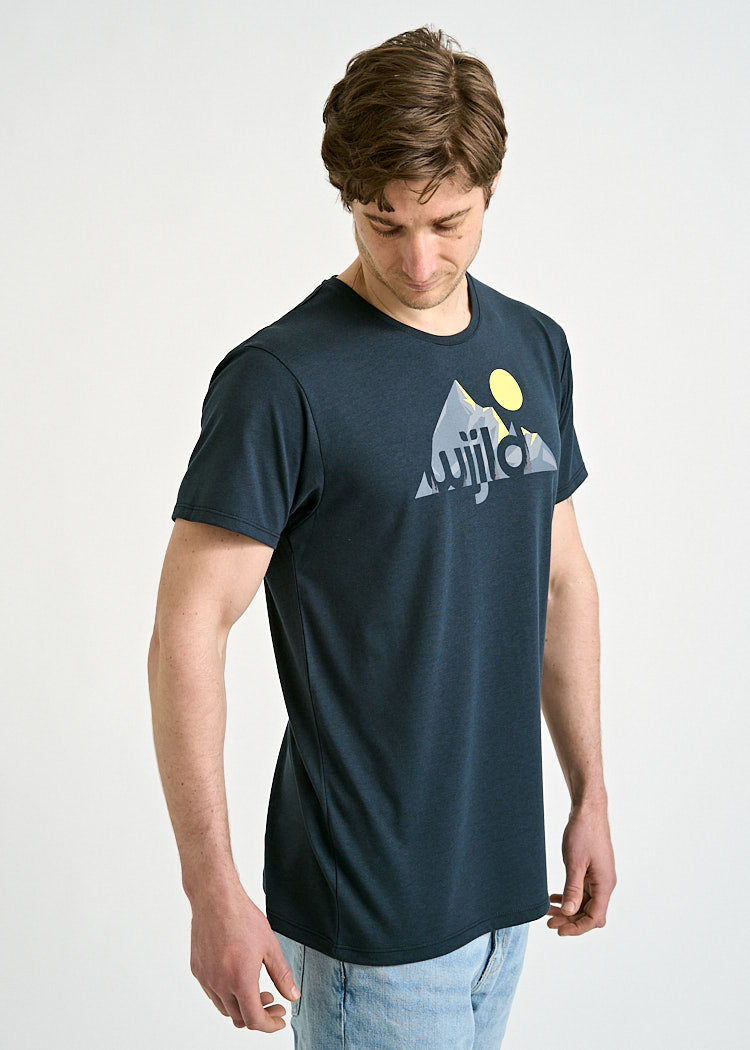 Wijld Alex Graphic Mountains Herren T-Shirt Print