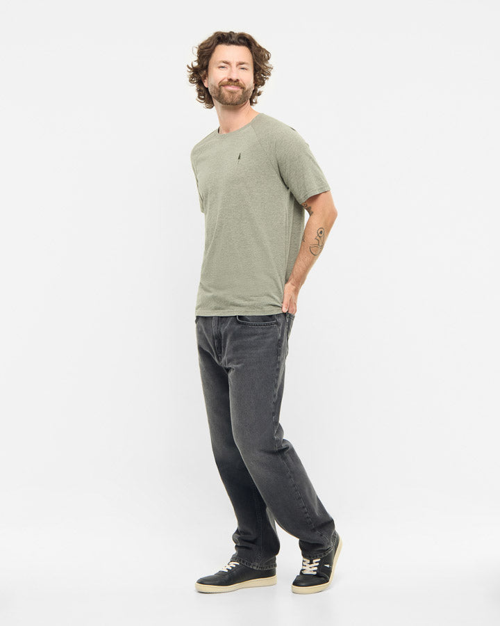 NIKIN TreeShirt Raglan Relaxed T-Shirt Cool Matcha Mel Kaffee