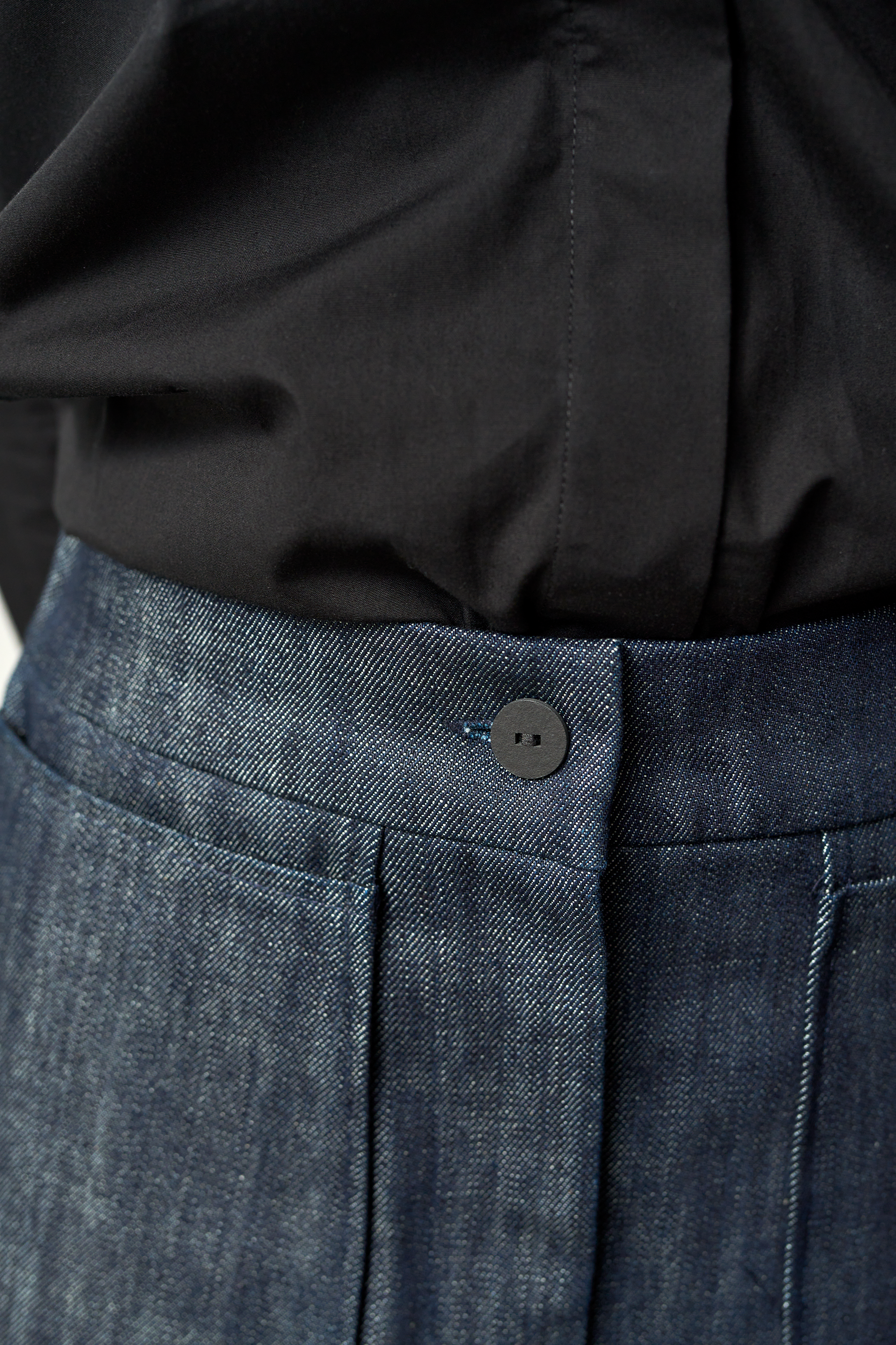 Christiane Strobel MAXIME Jeansrock Denim Gr. S lockere Passform