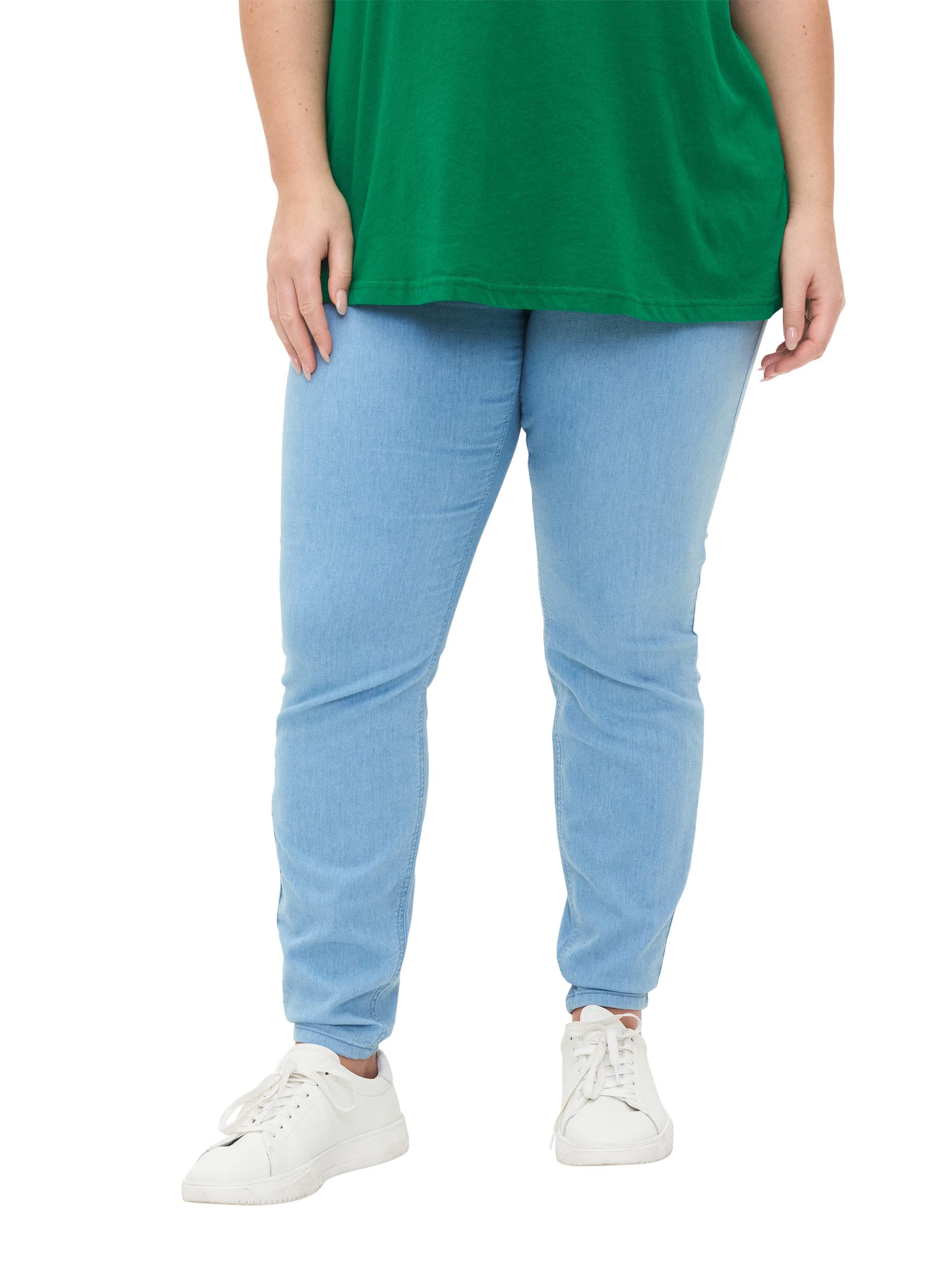 Zizzi Jeggings Tight Fit Stretch Baumwollmix Große Größen