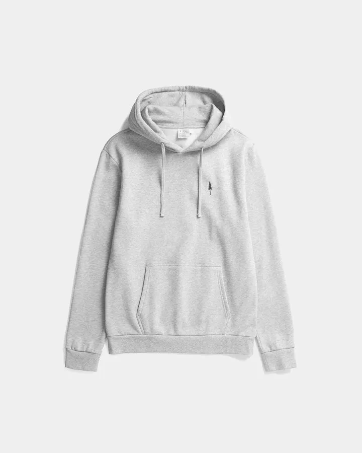 NIKIN TreeHoodie Grey Mel Hoodie Bio-Baumwolle Grau